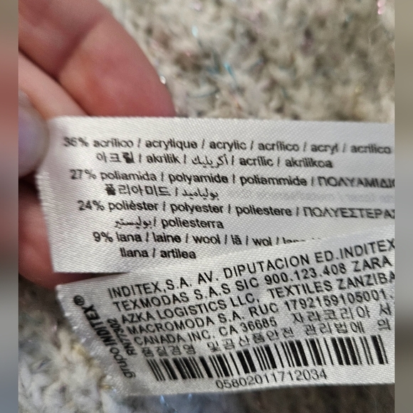 ZARA Gem Button Metallic Bib Collar Knit Vest. Size medium - Picture 9 of 13